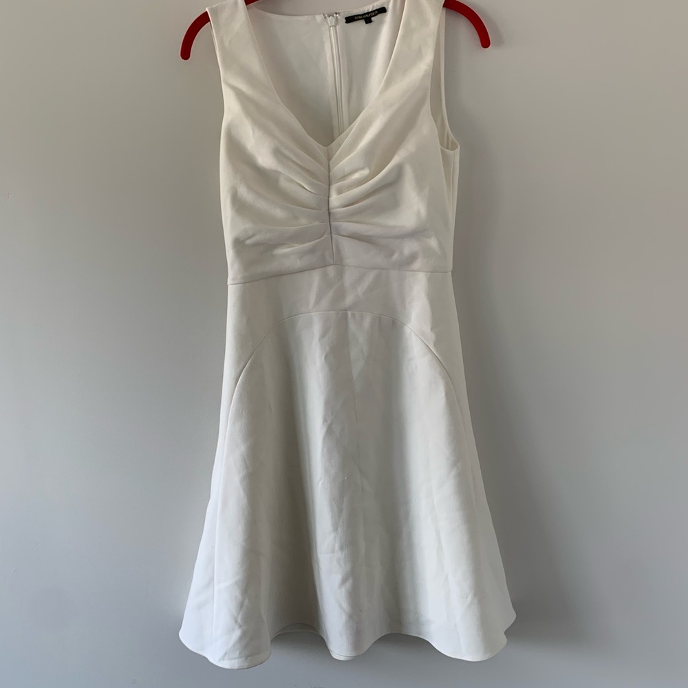 Kobi Halperin Ivory Sleeveless Mini Dress